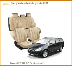 Bọc Ghế Da Mitsubishi Grandis 2009 - Địa Chỉ Lắp Đặt Chính Hãng TPHCM