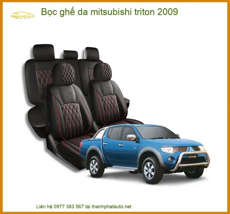Bọc ghế da Mitsubishi Triton 2009 - Địa Chỉ Thi Công Chính Hãng Giá Tốt TPHCM