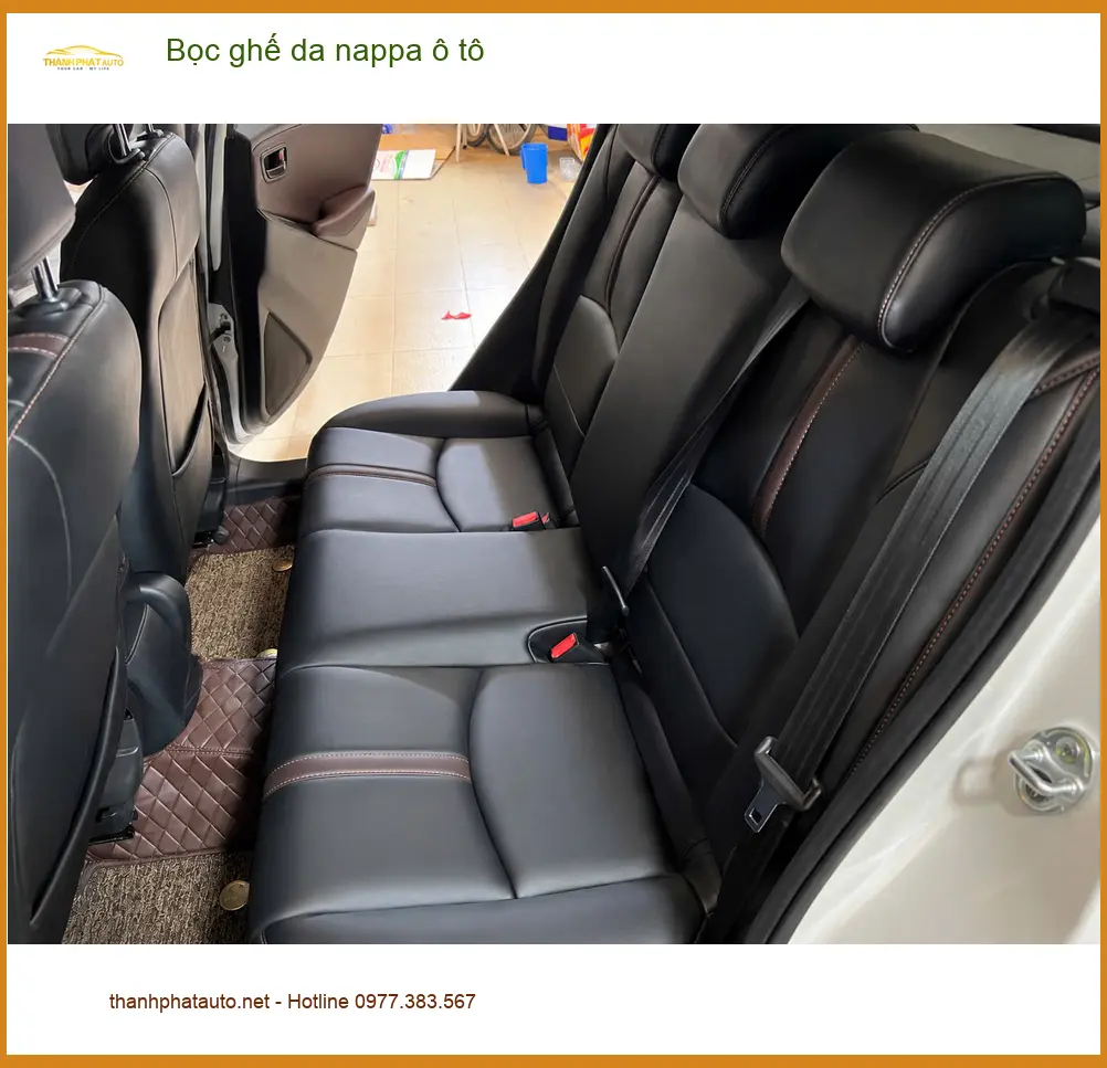 Chị Thảo bọc ghế da nappa ô tô Toyota Raize tại Cần Giờ để nâng tầm nội thất ảnh thực tế 2