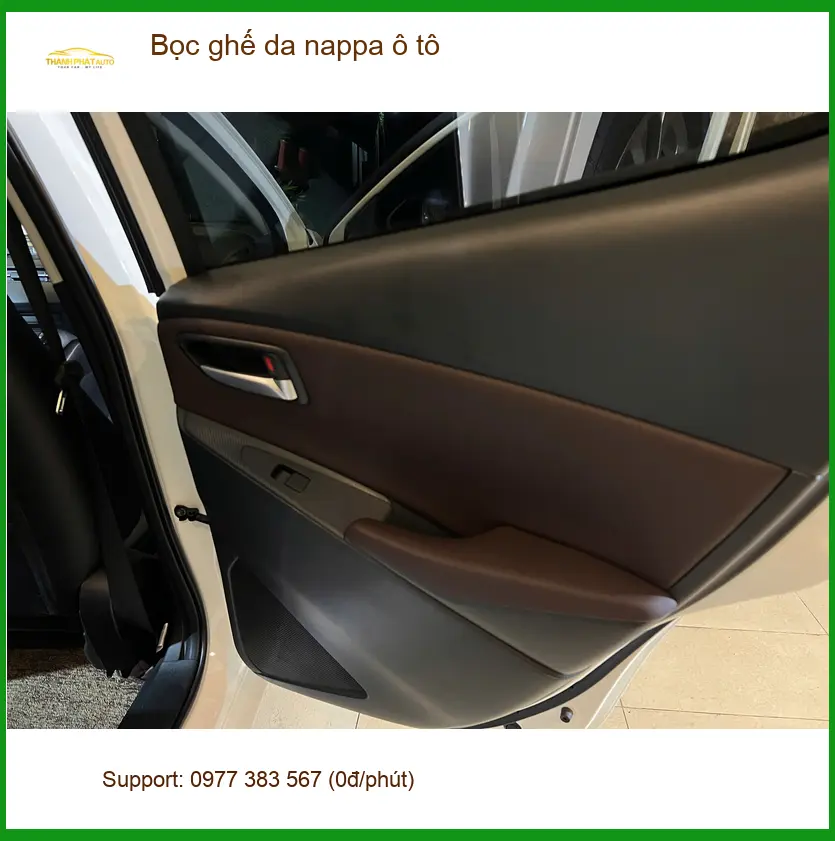 Anh Minh bọc ghế da nappa ô tô cho Toyota Vios Quận 1