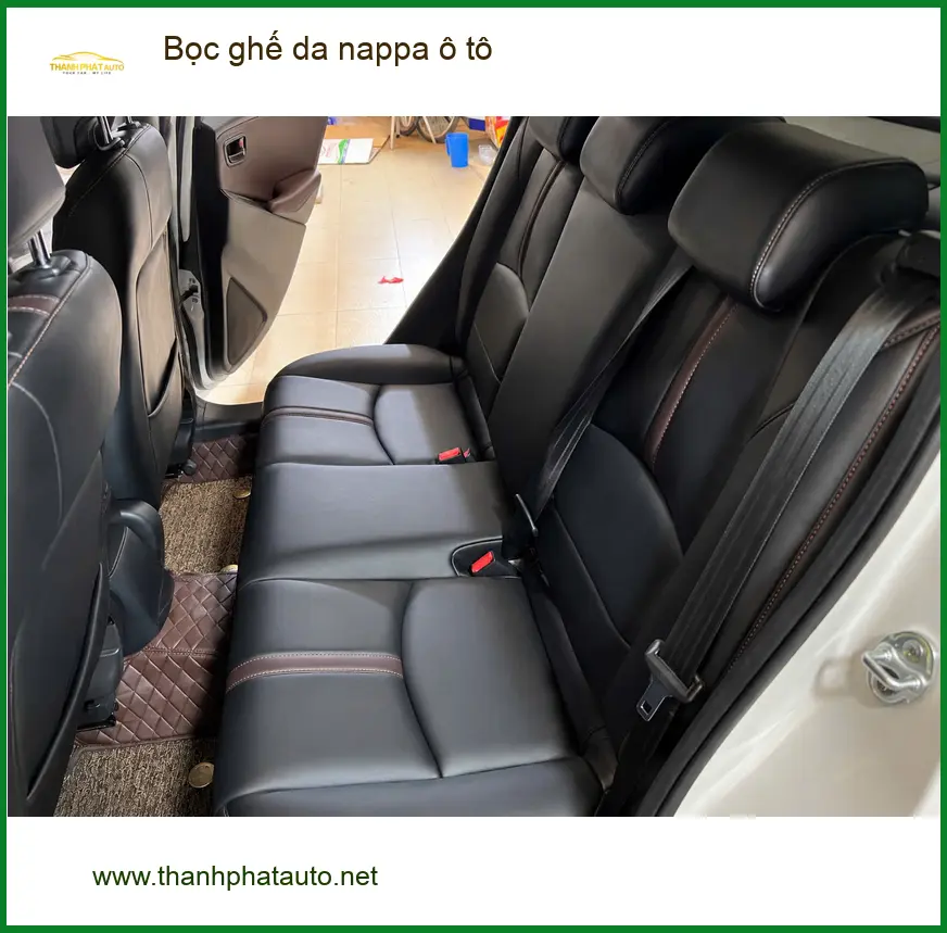 Anh Minh bọc ghế da nappa ô tô cho Toyota Vios Quận 1 ảnh thực tế 2