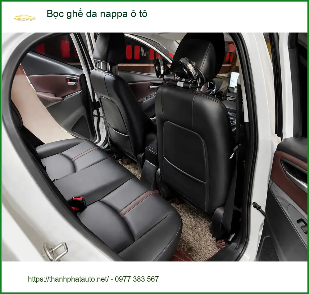 Anh Minh bọc ghế da nappa ô tô cho Toyota Vios Quận 1 ảnh thực tế 3