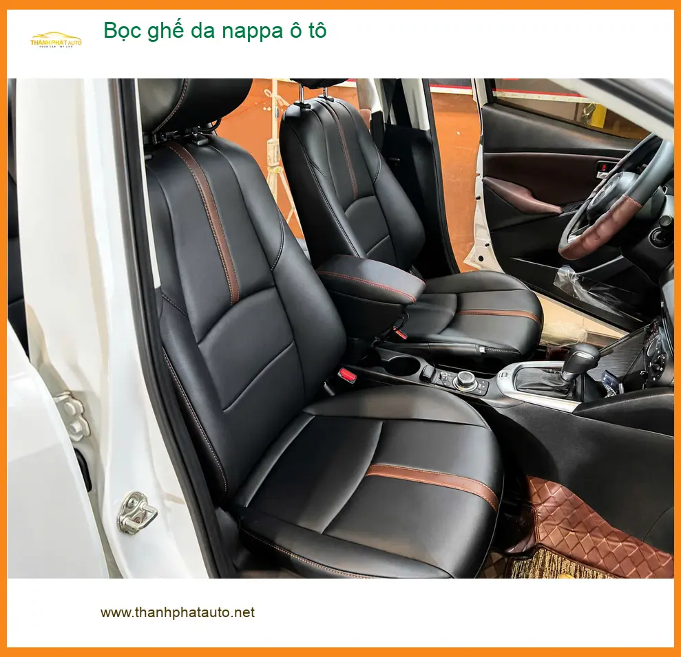 Chị Thảo bọc ghế da nappa ô tô Hyundai Santa Fe tại Quận Thủ Đức để nâng tầm không gian nội thất ảnh thực tế 2