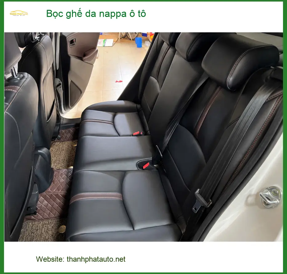 Anh Long bọc ghế da Nappa cho Hyundai Elantra tại Gò Vấp, tăng vẻ sang trọng