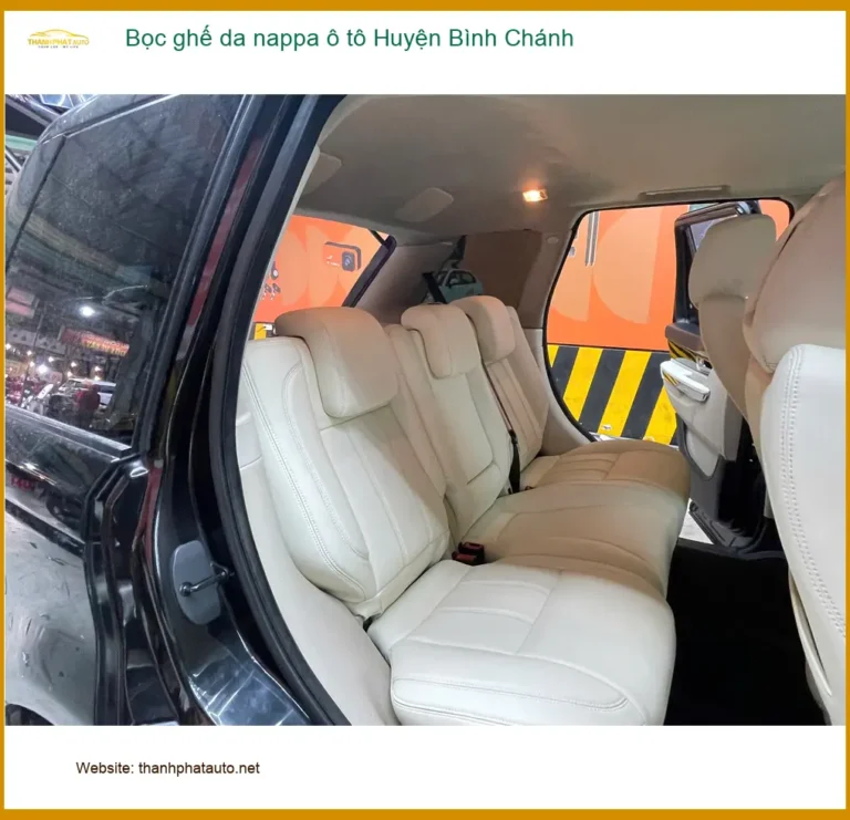 Nơi Bọc Ghế Da ghế da nappa ô tô Huyện Bình Chánh - Giá Tốt TPHCM