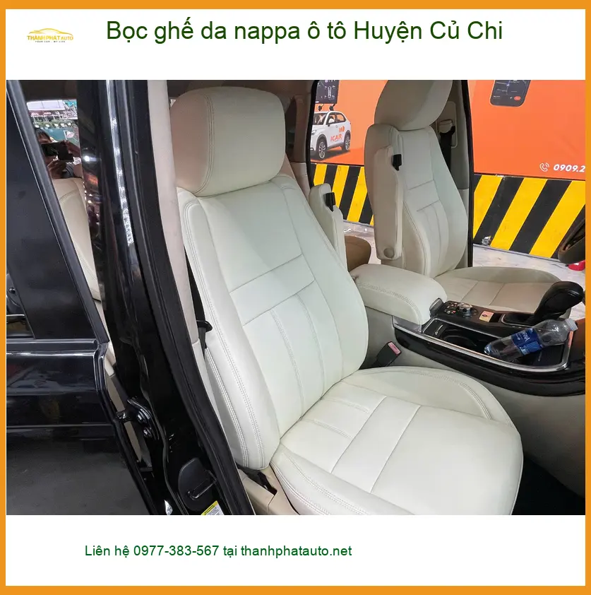 Cửa Hàng Bọc Ghế Da ghế da nappa ô tô Huyện Củ Chi - Thi Công Chuyên Nghiệp