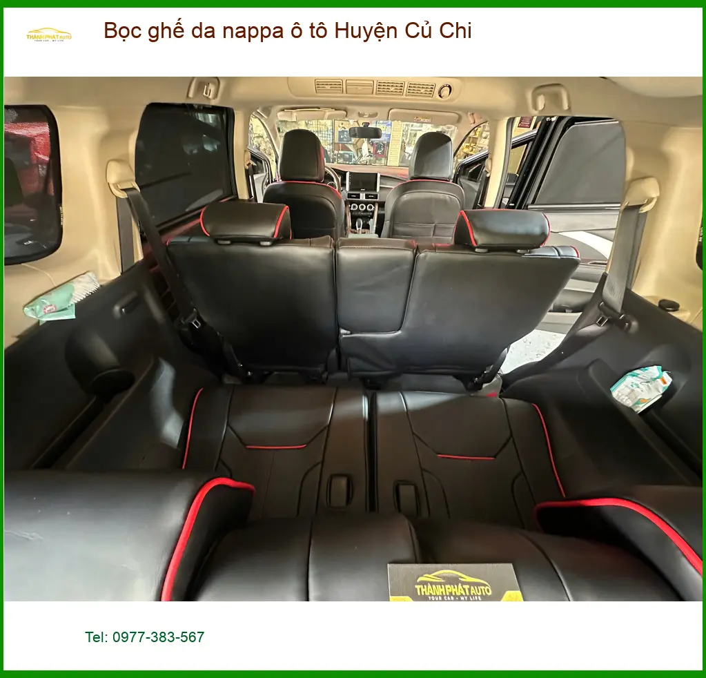 Cửa Hàng Bọc Ghế Da ghế da nappa ô tô Huyện Củ Chi - Thi Công Chuyên Nghiệp ảnh thực tế 2