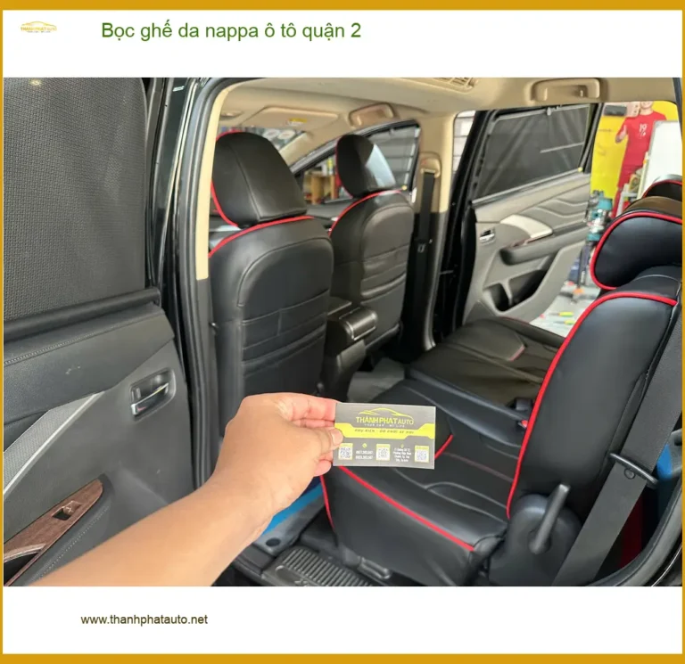 Cửa Hàng May Bọc Ghế Da ghế da nappa ô tô quận 2 - Thi Công Chuyên Nghiệp
