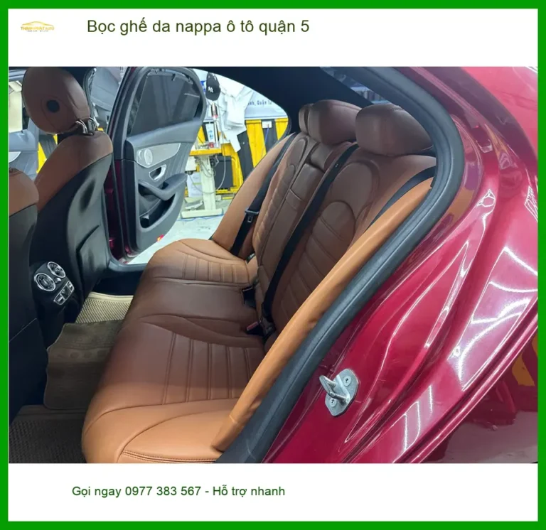 Cửa Hàng May Bọc Ghế Da ghế da nappa ô tô quận 5 - Giá Tốt TPHCM