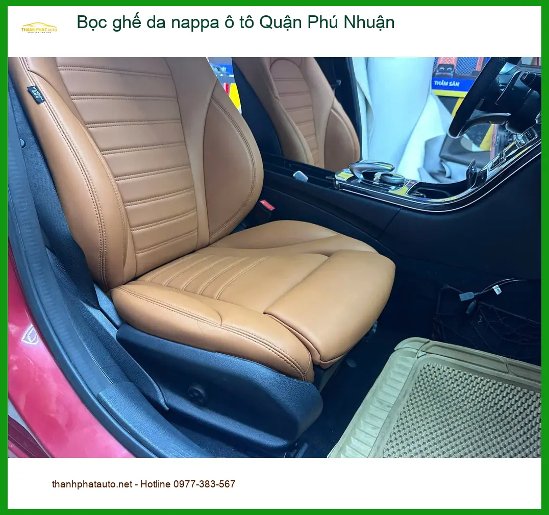 Cửa Hàng May Bọc Ghế Da Nappa Ô Tô Quận Phú Nhuận - Thi Công Chuyên Nghiệp ảnh thực tế 2
