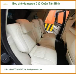 Nơi May Bọc Ghế Da ghế da nappa ô tô Quận Tân Bình - Giá Tốt TPHCM