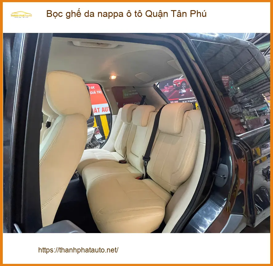 Địa Chỉ Bọc Ghế Da ghế da nappa ô tô Quận Tân Phú - Thi Công Chuyên Nghiệp ảnh thực tế 2