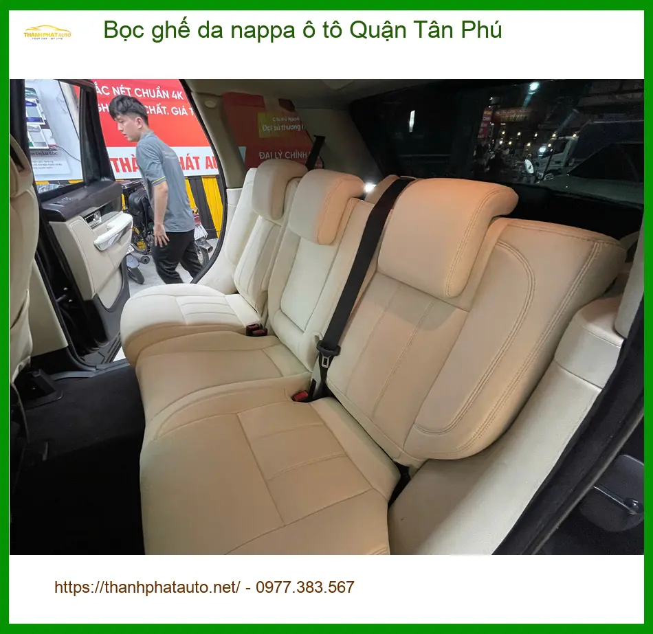 Địa Chỉ Bọc Ghế Da ghế da nappa ô tô Quận Tân Phú - Thi Công Chuyên Nghiệp ảnh thực tế 3