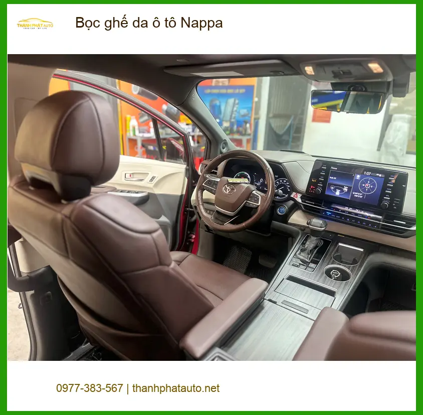 Anh Bách bọc ghế da Nappa cho Hyundai Santa Fe tại Quận 10 nâng tầm nội thất ảnh thực tế 2