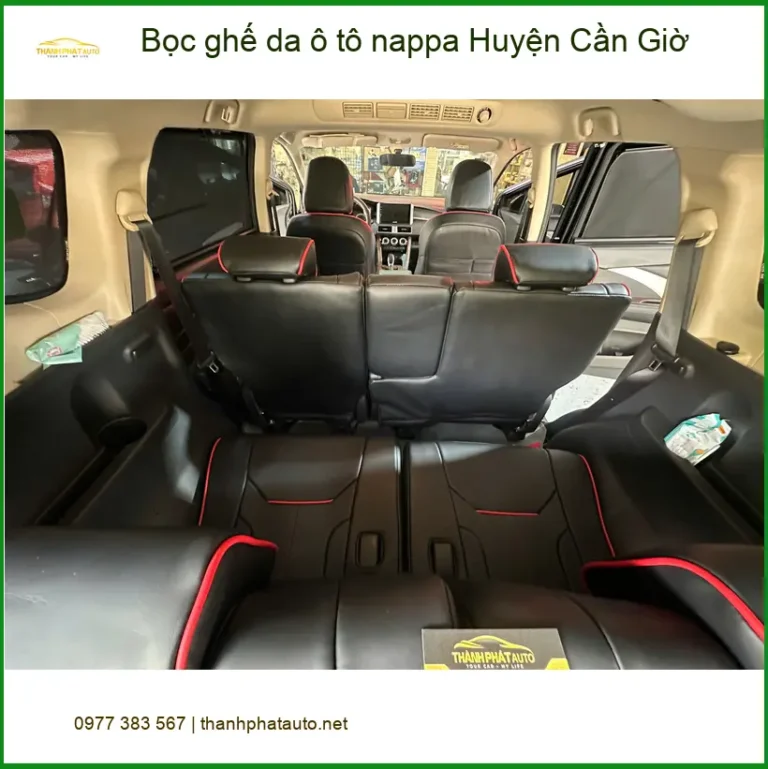 Cửa Hàng May Bọc Ghế Da ghế da ô tô nappa Huyện Cần Giờ - Thi Công Chuyên Nghiệp