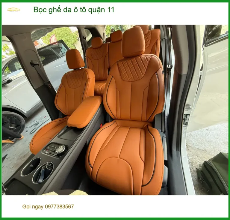 Địa Chỉ May Bọc Ghế Da ghế da ô tô quận 11 - Lắp Đặt Uy Tín TPHCM