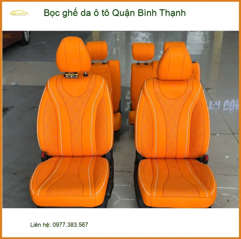 Cửa Hàng Bọc Ghế Da ghế da ô tô Quận Bình Thạnh - Thi Công Chuyên Nghiệp