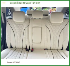 Cửa Hàng Bọc Ghế Da ghế da ô tô Quận Tân Bình - Thi Công Chuyên Nghiệp