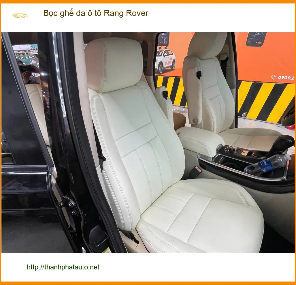 Anh Khang bọc ghế da Rang Rover Quận Thủ Đức giữ nội thất sang và bền ảnh thực tế 2