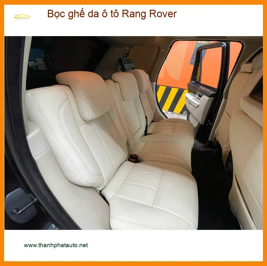 Anh Khang bọc ghế da Rang Rover Quận Thủ Đức giữ nội thất sang và bền ảnh thực tế 3