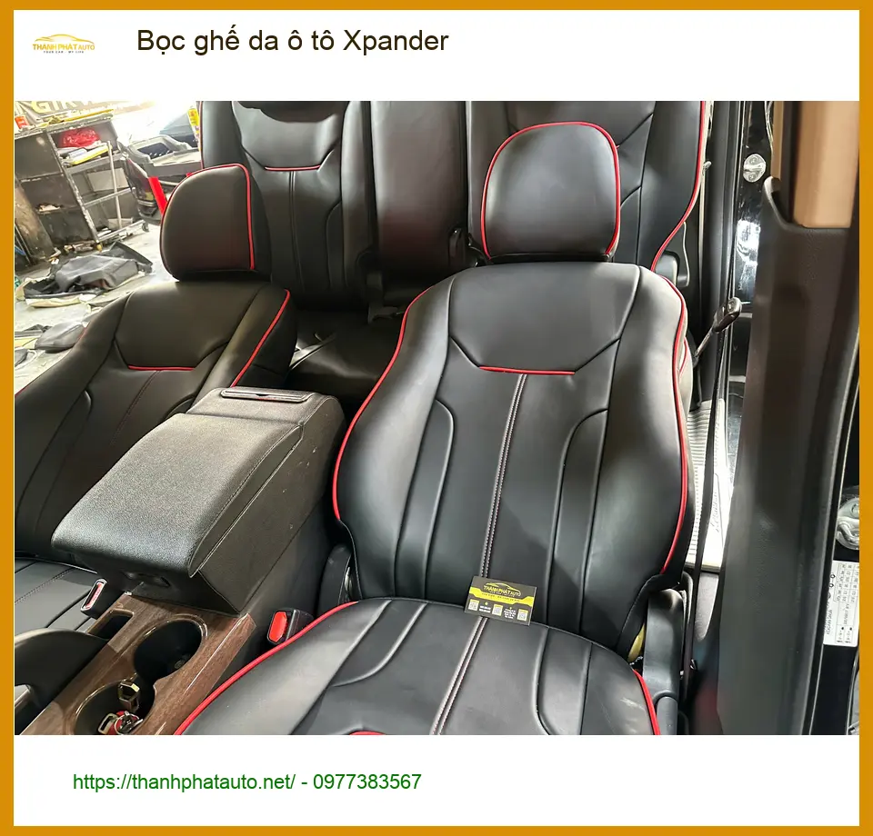 Anh Khải bọc ghế da ô tô Xpander tại Quận Huyện Bình Chánh
