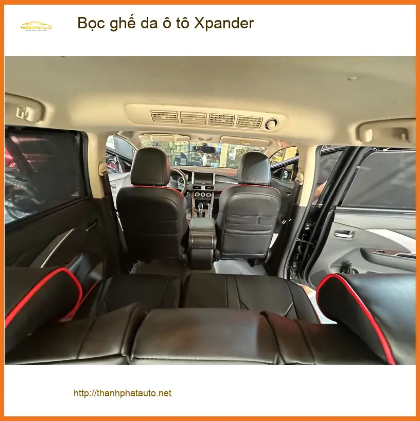 Anh Cường bọc ghế da ô tô Xpander Quận Bình Tân cho nội thất sạch đẹp