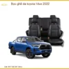 Bọc Ghế Da Cao Cấp Cho Xe Toyota Hilux 2022 - Địa Chỉ Lắp Đặt Uy Tín TPHCM