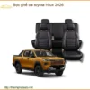 Bọc Ghế Da Toyota Hilux 2026 - Địa Chỉ Lắp Đặt Chính Hãng TPHCM