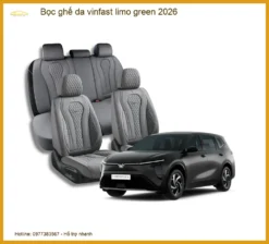 Bọc Ghế Da Cao Cấp VinFast Limo Green 2026 - Địa Chỉ Lắp Đặt Uy Tín TPHCM