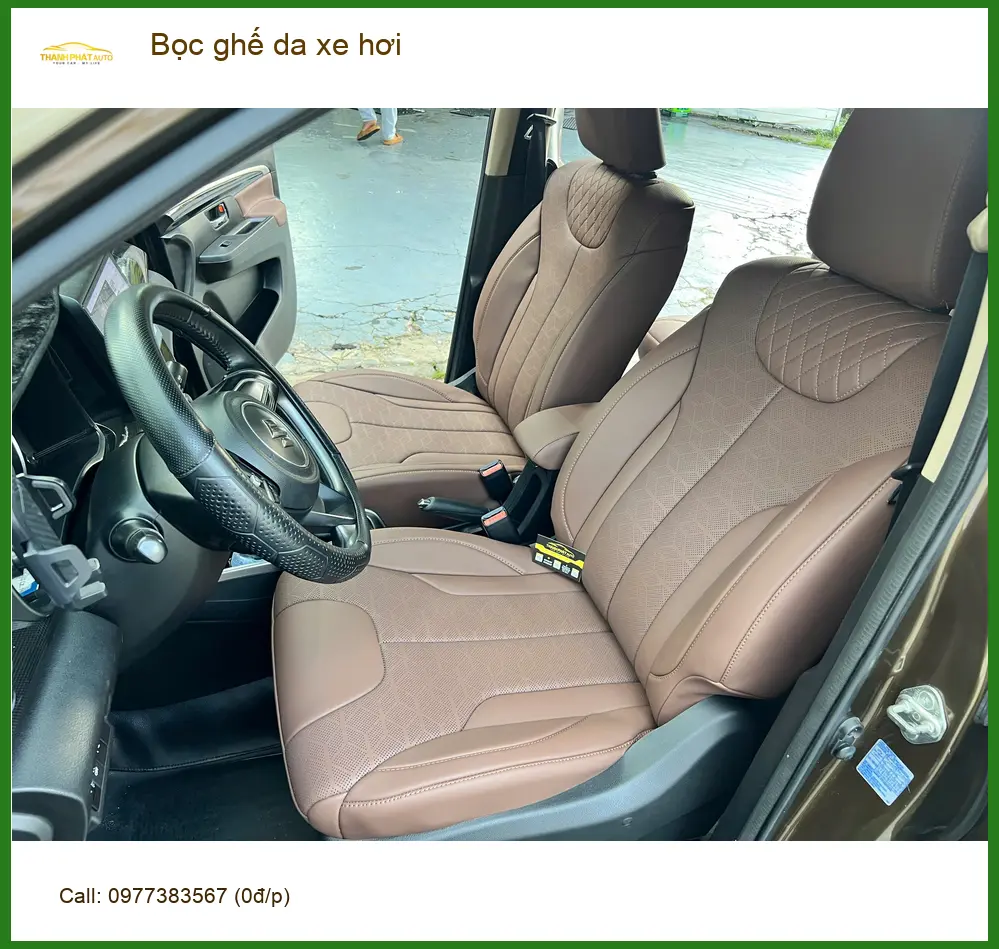 Anh Khang bọc ghế da xe hơi Hyundai Accent Quận 3 nâng tầm nội thất