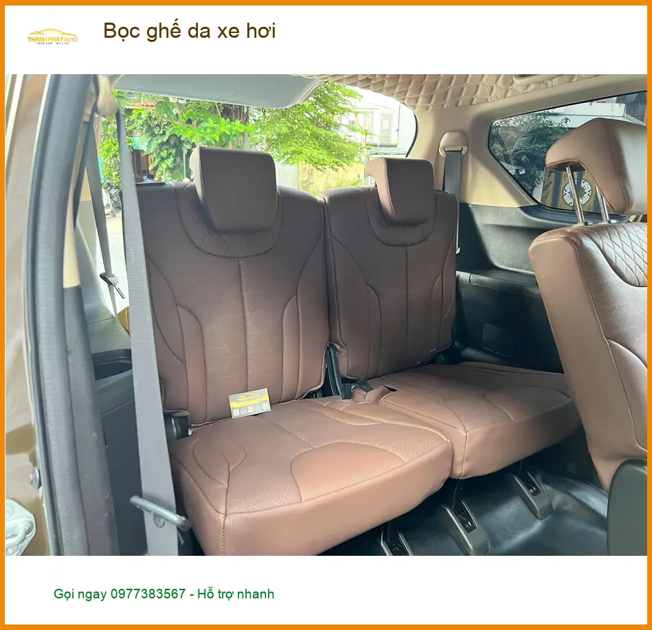 Anh Khang bọc ghế da xe hơi Hyundai Accent Quận 3 nâng tầm nội thất ảnh thực tế 3