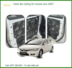 Cách Âm Chống Ồn Honda Civic 2007 - Trung Tâm Lắp Đặt Uy Tín TPHCM
