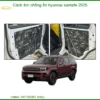 Gói Cách âm chống ồn Hyundai SantaFe - Địa Chỉ Lắp Đặt Chính Hãng TPHCM