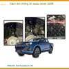 Cách âm chống ồn cho xe Isuzu Dmax 2026 - Địa Chỉ Lắp Đặt Uy Tín TPHCM
