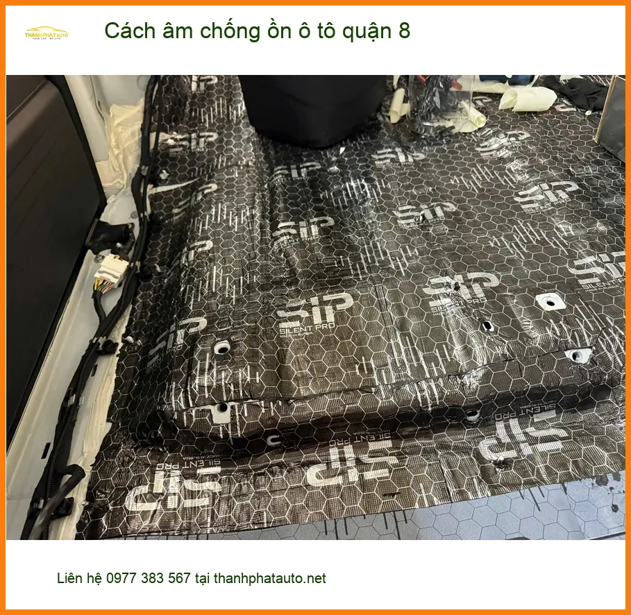 Dịch Vụ Thi Công Cách Âm Chống Ồn Ô Tô Quận 8 - Thi Công Chuyên Nghiệp ảnh thực tế 2