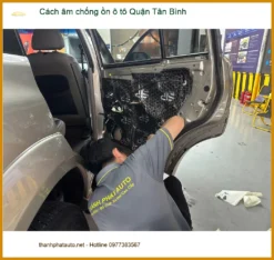Dịch Vụ Thi Công Cách Âm Chống Ồn Ô Tô Quận Tân Bình - Thi Công Chuyên Nghiệp