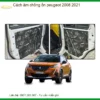 Cách âm chống ồn Peugeot 2008 2021 - Trung Tâm Lắp Đặt Uy Tín TPHCM