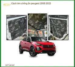 Cách Âm Chống Ồn Peugeot 2008 2023 - Địa Chỉ Lắp Đặt Uy Tín TPHCM