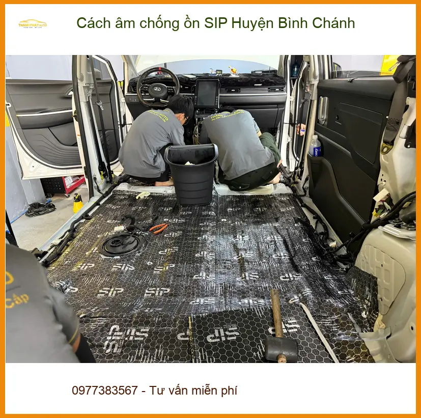 Nơi Gắn Cách Âm Chống Ồn Ô Tô SIP Huyện Bình Chánh - Giá Tốt TPHCM ảnh thực tế 3