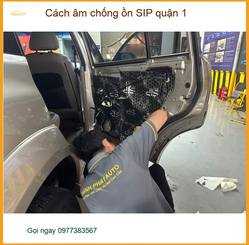 Dịch Vụ Thi Công Cách Âm Chống Ồn Ô Tô SIP Tại Quận 1 - Thi Công Chuyên Nghiệp ảnh thực tế 2