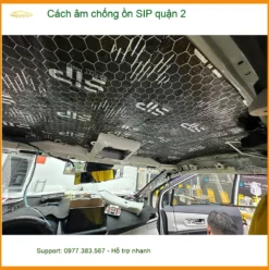 Dịch Vụ Lắp Cách Âm Chống Ồn Ô Tô âm chống ồn SIP quận 2 - Giá Tốt TPHCM