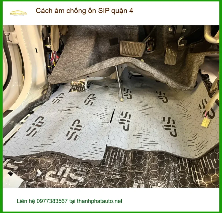 Dịch Vụ Thi Công Cách Âm Chống Ồn Ô Tô âm chống ồn SIP quận 4 - Giá Tốt TPHCM