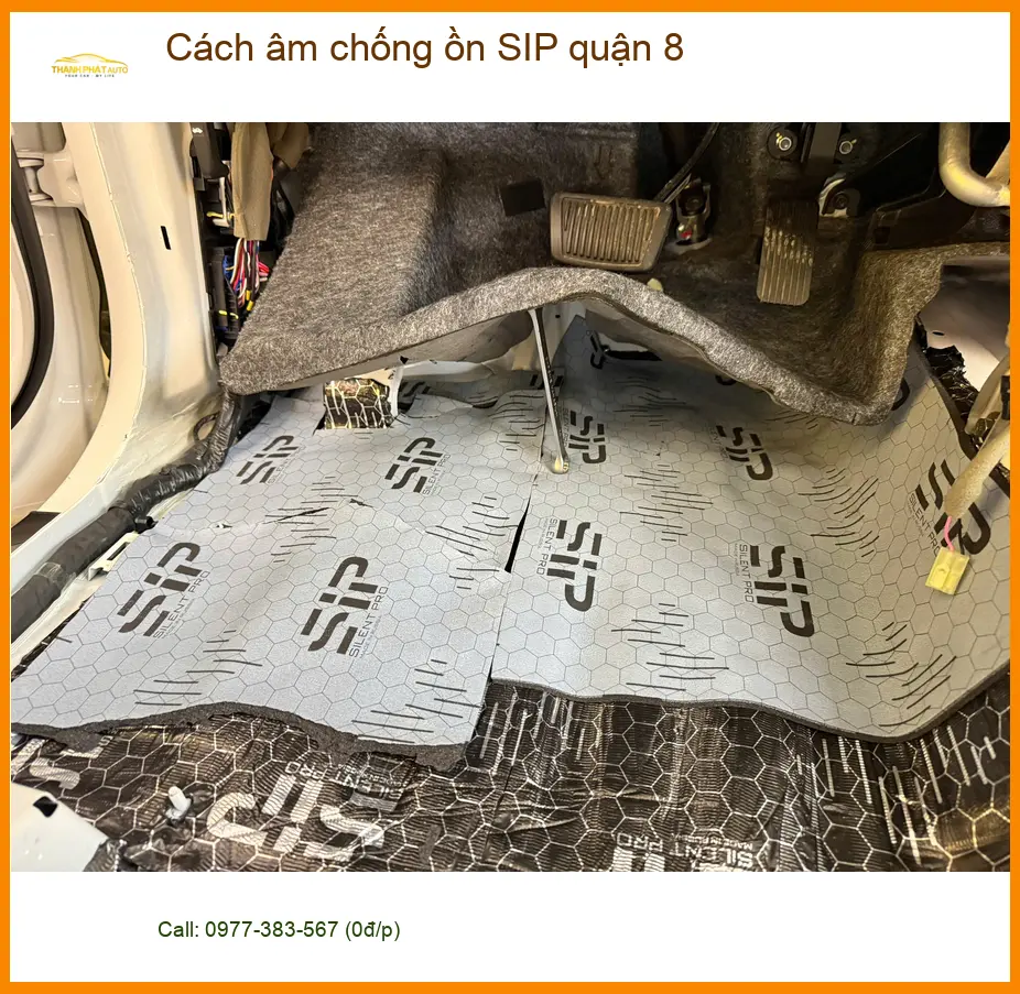 Nơi Lắp Cách Âm Chống Ồn Ô Tô âm chống ồn SIP quận 8 - Giá Tốt TPHCM ảnh thực tế 2