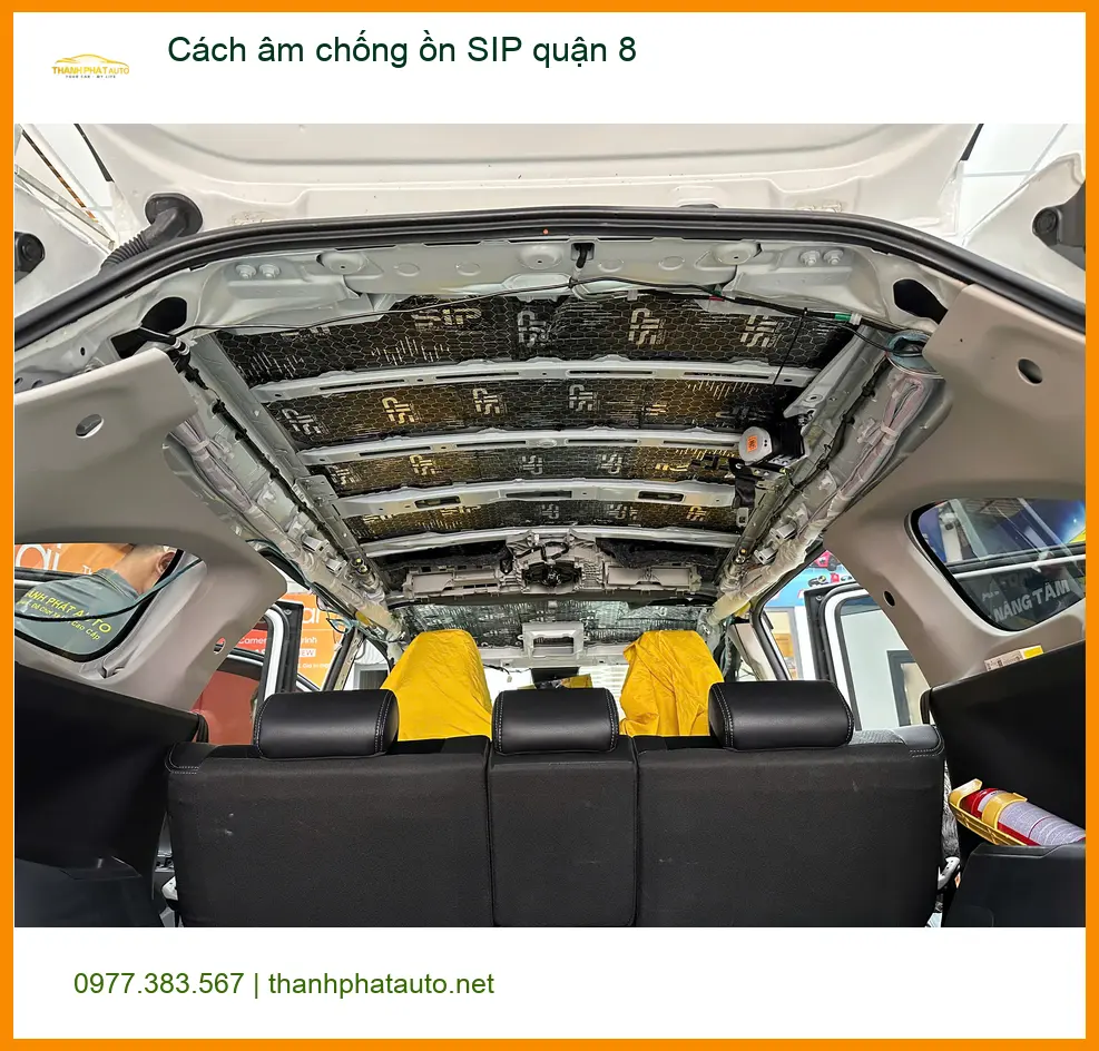 Nơi Lắp Cách Âm Chống Ồn Ô Tô âm chống ồn SIP quận 8 - Giá Tốt TPHCM ảnh thực tế 3