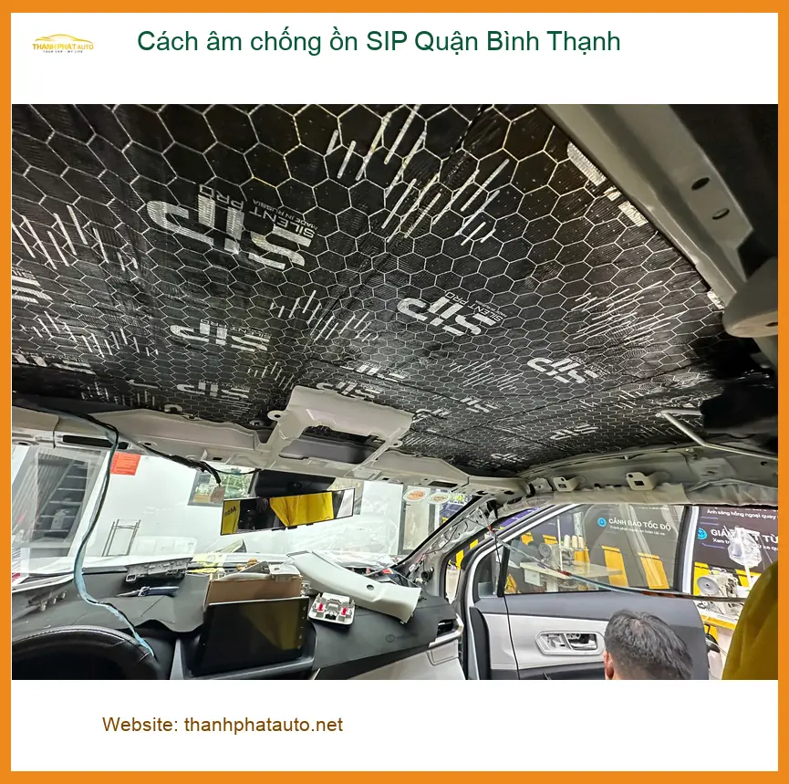 Dịch Vụ Thi Công Cách Âm Chống Ồn Ô Tô SIP Quận Bình Thạnh - Giá Tốt TPHCM ảnh thực tế 2
