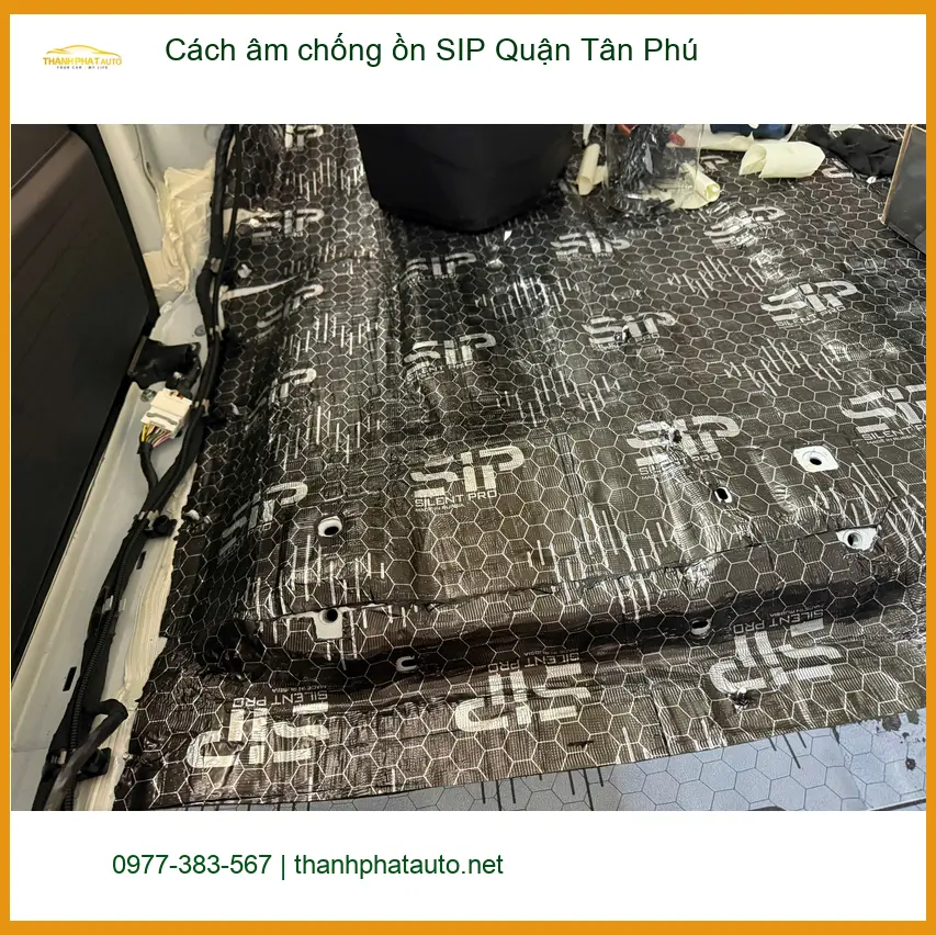 Dịch Vụ Thi Công Cách Âm Chống Ồn Ô Tô SIP Tại Quận Tân Phú - Thi Công Chuyên Nghiệp ảnh thực tế 3