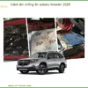 Cách Âm Chống Ồn Subaru Forester 2026 - Địa Chỉ Thi Công Chính Hãng Giá Tốt TPHCM