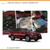 Cách âm chống ồn Subaru Outback 2025