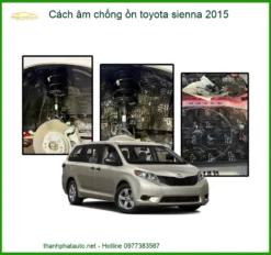 Cách âm chống ồn Toyota Sienna 2015 - Trung Tâm Lắp Đặt Uy Tín TPHCM