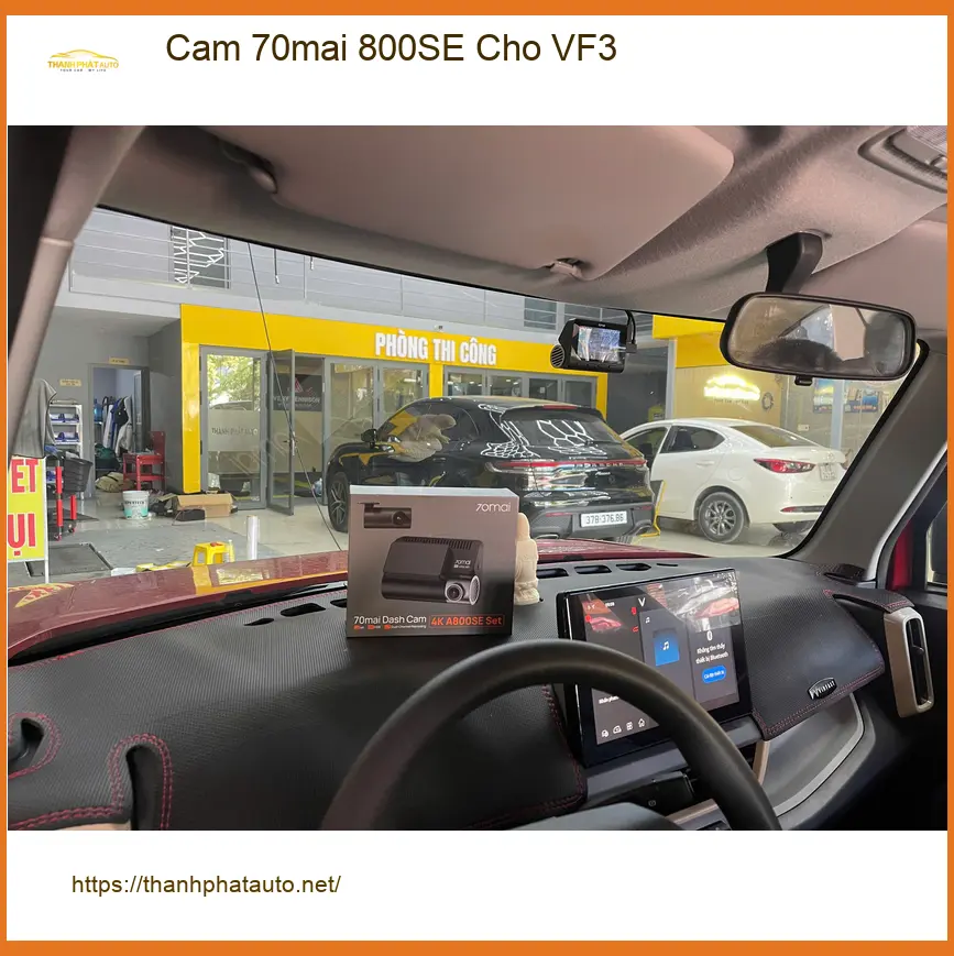 Chị Mai lắp camera 70mai 800SE cho VF3 tại Quận Bình Thạnh an toàn ảnh thực tế 3